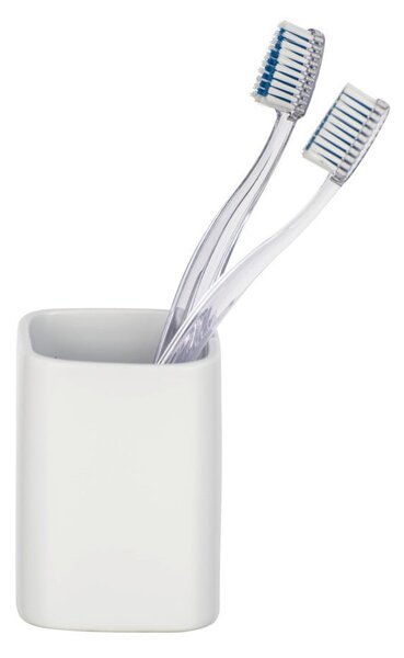 Hexa matt fehér kerámia fogkefetartó pohár - Wenko