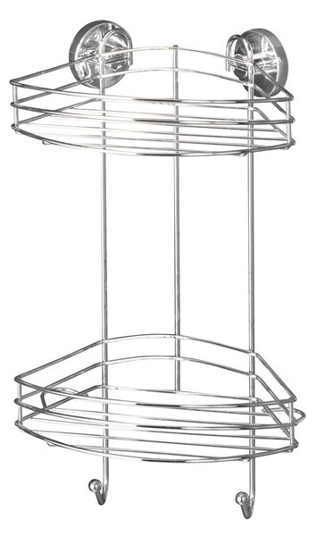 Vacuum-Loc kétszintes öntapadós sarokpolc, max. 33 kg - Wenko