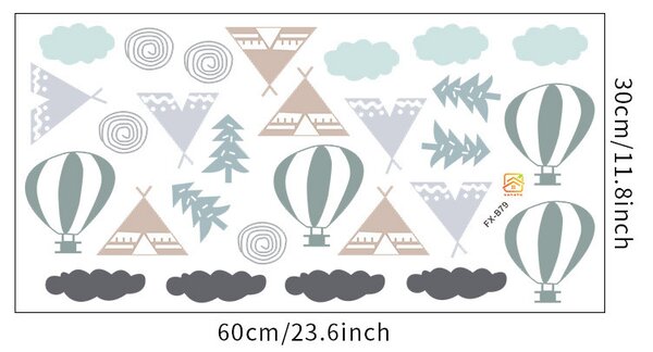 Falmatrica "Teepee és puff" 8 - 9 cm