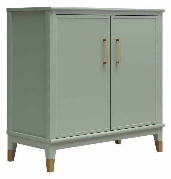 Zöld szekrény 86x85x41 cm Westerleigh – CosmoLiving by Cosmopolitan