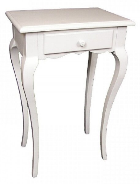 Clara fehér konzolasztal 51x35x80 cm