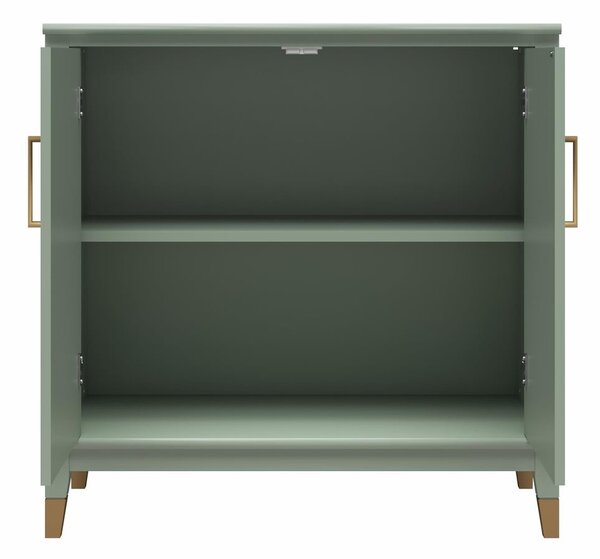 Zöld szekrény 86x85x41 cm Westerleigh – CosmoLiving by Cosmopolitan