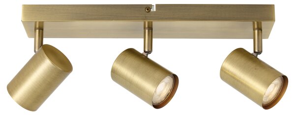 Modern mennyezeti lámpa bronz 3-lámpás állítható téglalap alakú - Jeana