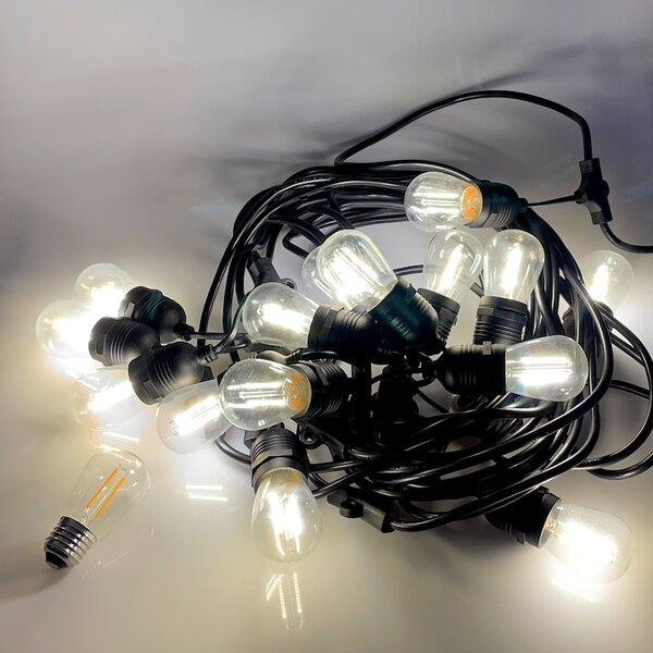 Kültéri fénylánc LED izzókkal - 10 m