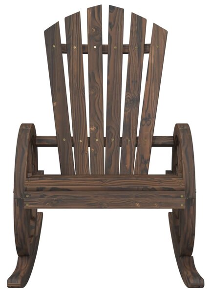 Tömör fenyőfa Adirondack hintaszék
