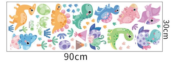 Falmatrica "Dinoszauruszok 6" 63x67cm