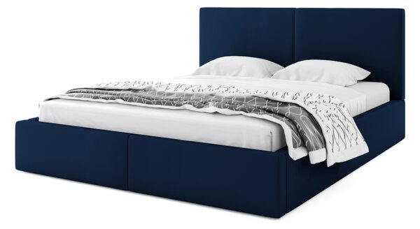 NICKY 2 kárpitozott ágy, 140x200, kék
