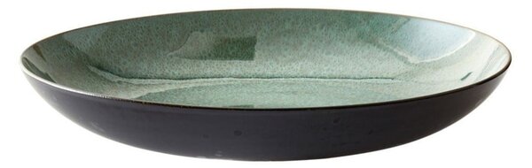 Zöld-fekete kőedény tál ø 40 cm Gastro Black/Green – Bitz