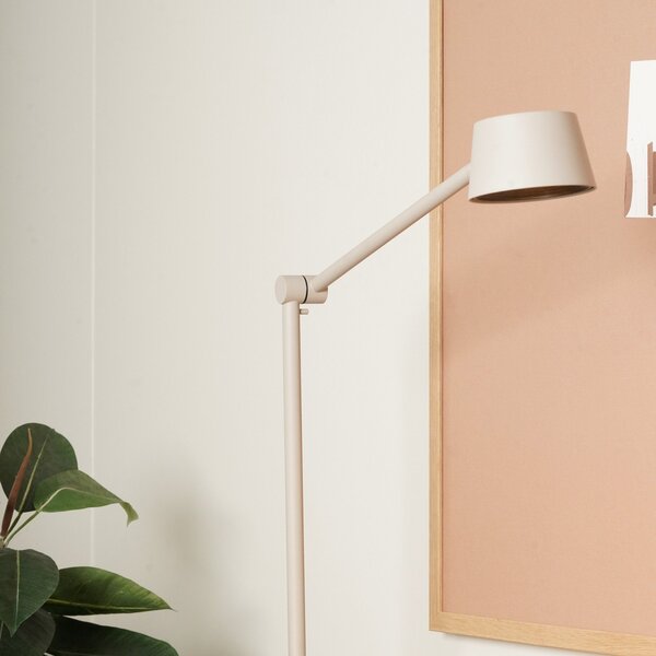 Asztali lámpa ANTIDARK, Direction T1, dimmable, Szürke, Dolgozószoba / iroda, Fém, Modern