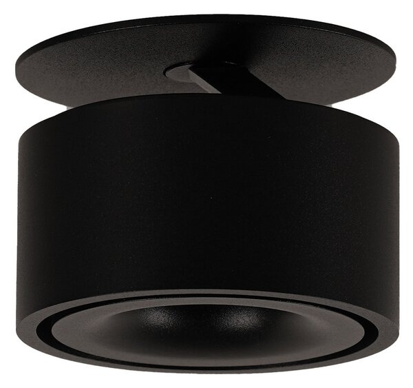 Spotlámpa ANTIDARK, Braccio, dimmable, Fekete, Hálószoba, Fém, Modern