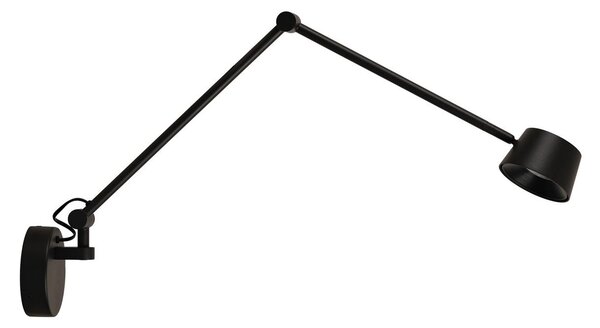 Fali Lámpa ANTIDARK, Direction, dimmable, Fekete, Nappali, Fém, Modern