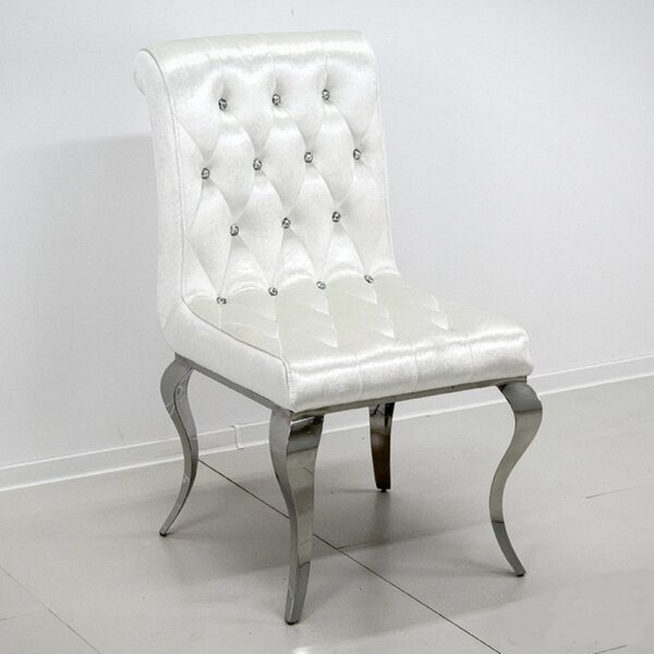 Romio szék ezüst-fehér