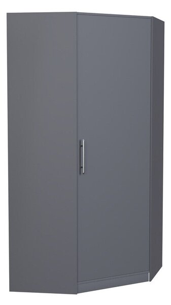 Sarokszekrény Cavmero 106, Laminált forgácslap, 190x95x95cm, Antracit