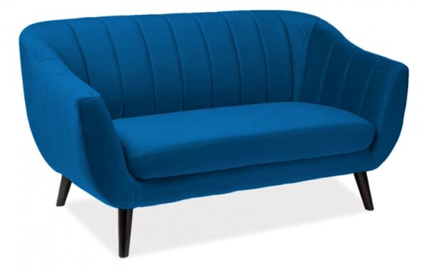 Elite Velvet 2 személyes kanapé kék