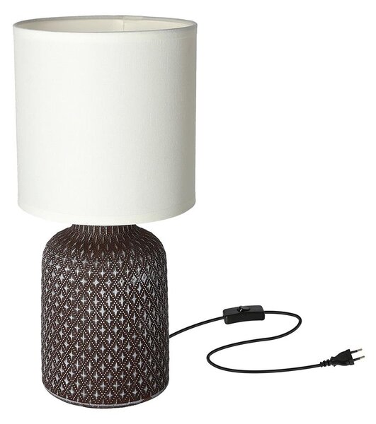 Candellux Asztali lámpa INER 1xE14/40W/230V barna CA0259