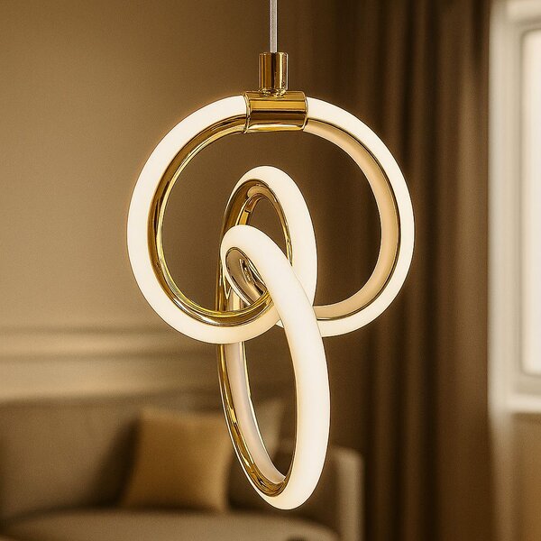 LED függőlámpa LHJ092-1CP Gold