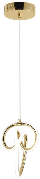 LED függőlámpa LHJ092-1CP Gold