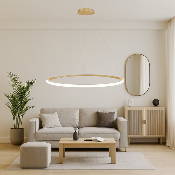 LHJ001-CP 40 cm GOLD függesztett lámpa