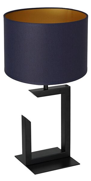 Luminex Asztali lámpa 1xE27/60W/230V 45 cm kék/arany LU3406