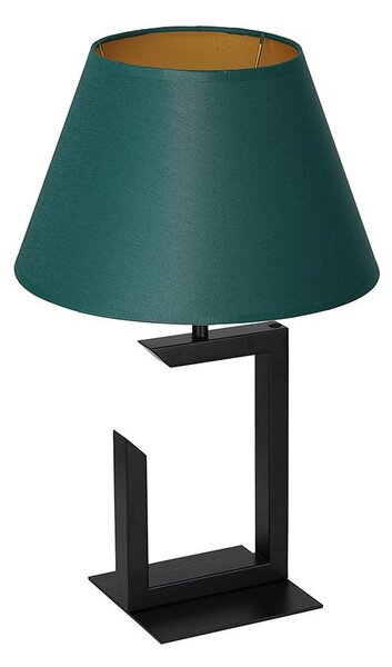 Luminex Asztali lámpa 1xE27/60W/230V 45 cm zöld/arany LU3398