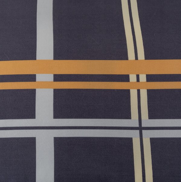 Mikroszálas ágynemű TARTAN sötétkék Ágyneműhuzat mérete: 2 db 70 x 80 cm | 160 x 200 cm