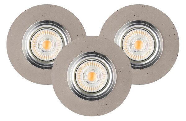 Spot-Light Spot-Light 2511336 - KÉSZLET 3x LED Beépíthető lámpa VITAR 1xGU10/5W/230V SP0751