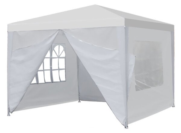 Party sátor fehér színben, 3 méretben