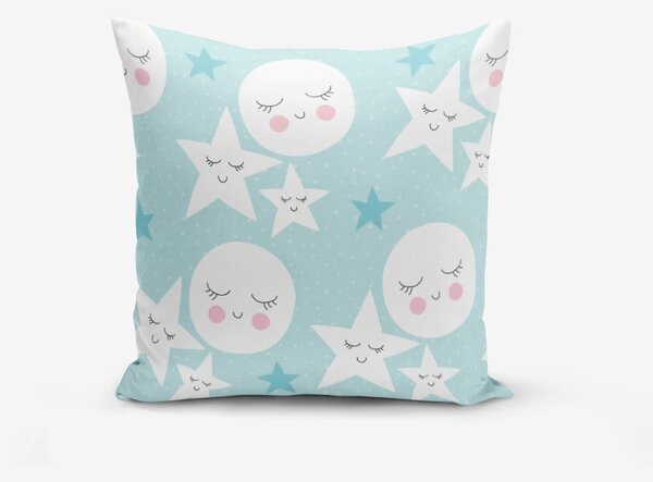 With Points Moon Star pamutkeverék párnahuzat, 45 x 45 cm - Minimalist Cushion Covers