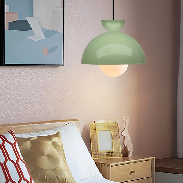 Zöld függőlámpa fém búrával ø 25 cm Arta – Opviq lights