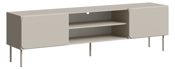 TV-állvány Fentore 102, Közepes sűrűségű farostlemez, Laminált forgácslap, 58x200x40cm, Kasmír