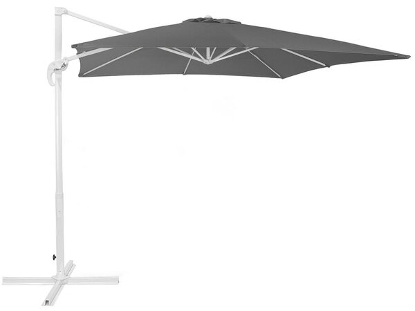 Függő sötétszürke napernyő ⌀ 250 cm MONZA