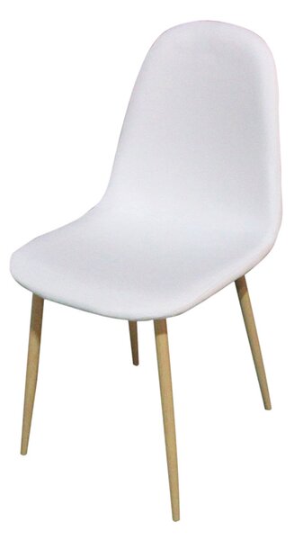 4 db szövetborítású szék, több színben-fehér