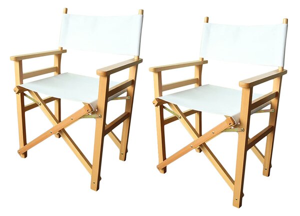 Rendezői szék 2 db, több színben-fehér