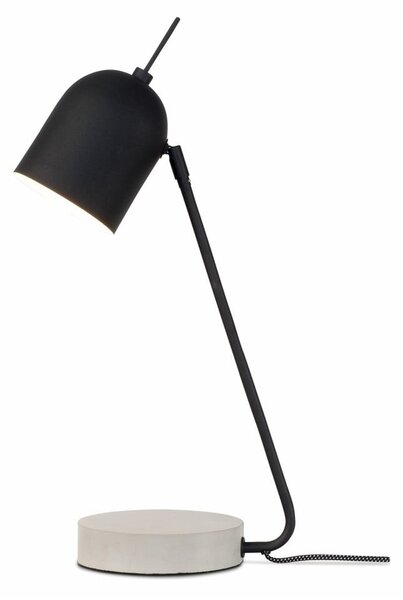 Fekete-szürke asztali lámpa fém búrával (magasság 57 cm) Madrid – it's about RoMi