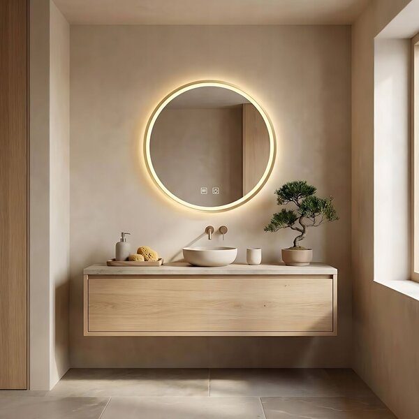 LED Tükör 70cm MMJ Gold