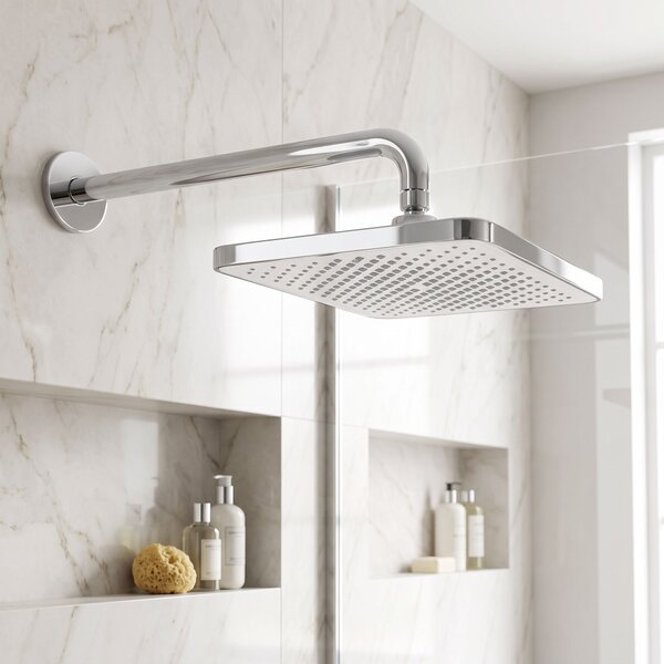 Rea Rea, téglalap alakú esőztető zuhanyfej 380x210 mm, JS-032, króm, REA-P0392
