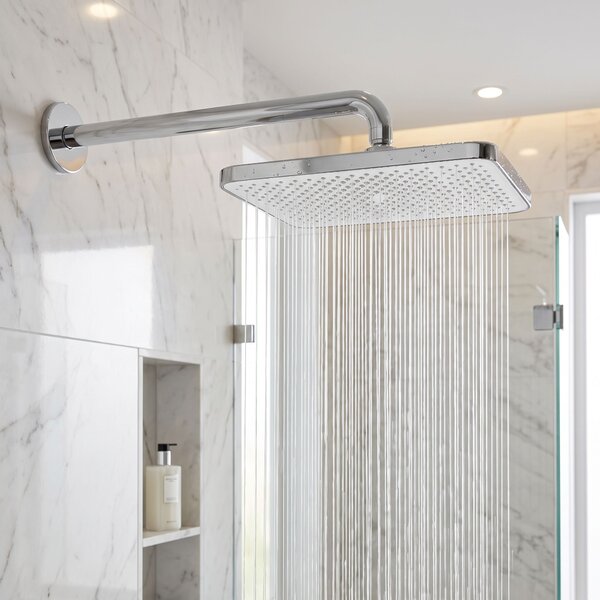 Rea Rea, téglalap alakú esőztető zuhanyfej 380x210 mm, JS-032, króm, REA-P0392