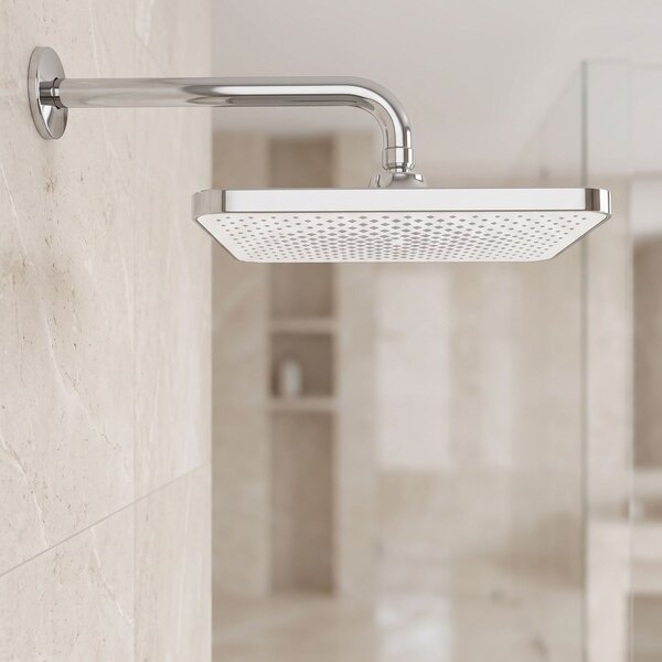 Rea Rea, téglalap alakú esőztető zuhanyfej 380x210 mm, JS-032, króm, REA-P0392