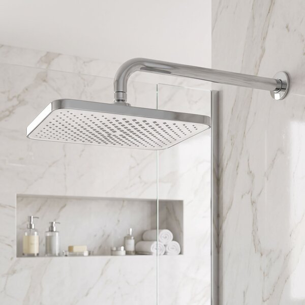 Rea Rea, téglalap alakú esőztető zuhanyfej 380x210 mm, JS-032, króm, REA-P0392