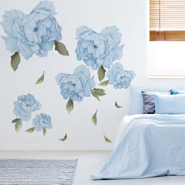 Falmatrica Kék színű bazsarózsa nagy virágok 100 cm x 100 cm