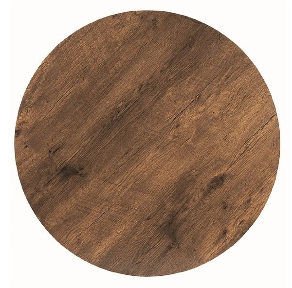 Kerek étkezőasztal AMADEO II 90x90 cm, dió dekoráció