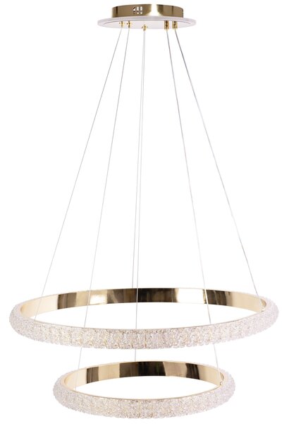 Toolight Toollight, LED függeszték 63cm, 80W, G045-2CP, arany, OSW-06313