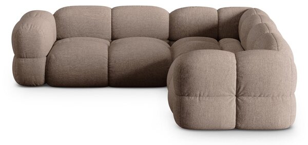 Barna sarokkanapé Loretto – Cosmopolitan Design