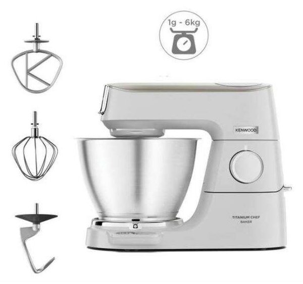 Kenwood KVC65.001.WH Titanium Chef Baker konyhai robotgép beépíte