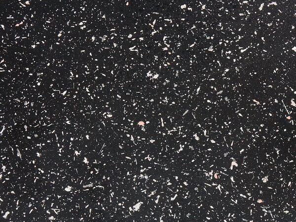 Dohányzóasztal POZZA II 106 cm 106 cm Terrazzo hatású Fekete terrazzo