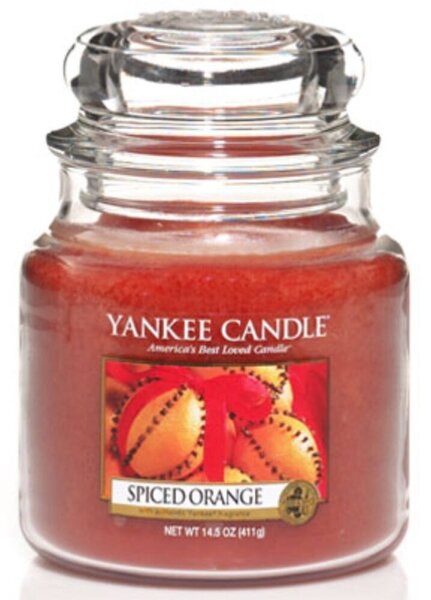 Spiced Orange, Yankee Candle illatgyertya, közepes üveg (citrus, gyömbér)