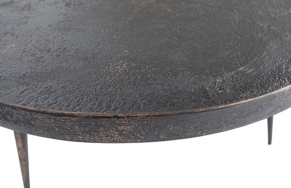 Fekete kerek dohányzóasztal ø 58 cm Bounds – WOOOD