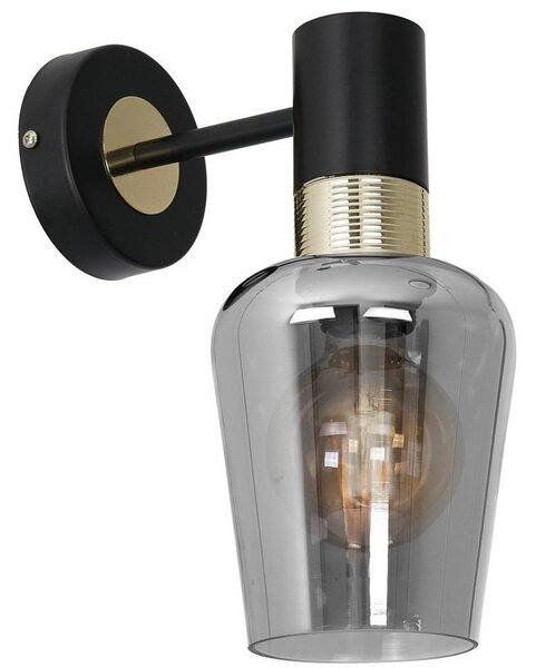 Milagro Fali lámpa ROMA BLACK 1xE27/60W/230V MI1209