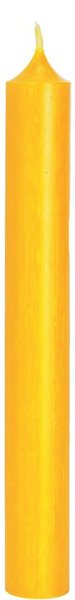 RAINBOW gyertya sárga 18cm 8h