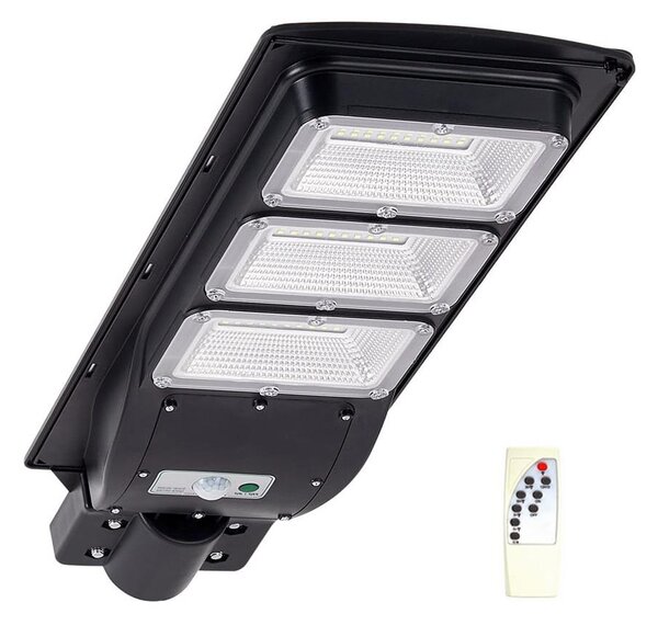 Polux LED napelemes utcai lámpa érzékelővel STREET LED/10W/3,2V IP65 + távirányító SA1570